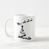 Lass uns magische Weihnachtsfeierlichkeiten machen Kaffeetasse (Links)