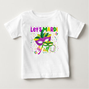 Lass uns Mardi Y'all Colorful Parade NOLA Grouping Baby T-shirt