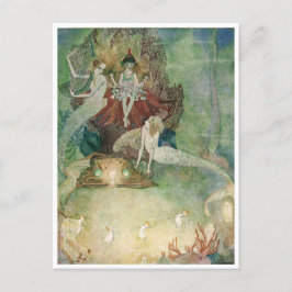 Lass uns Mermaids Together by Dorothy Lathrop sein Postkarte