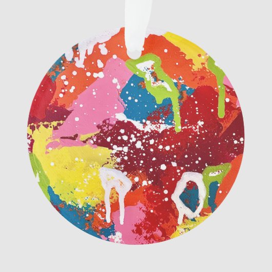 Lass uns mit einem Knall-Akrylendekor ausgehen Ornament (Vorderseite)