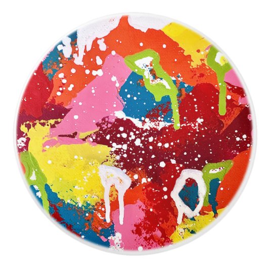 Lass uns mit einem Knall-Keramik-Pull ausgehen Keramikknauf (Vorderseite)