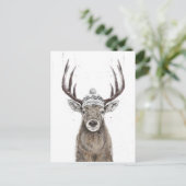 Lass uns nach draußen gehen postkarte (Stehend Vorderseite)