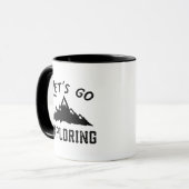 Lass uns nachforschen gehen tasse (Vorderseite Links)