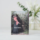 Lass uns nicht... postkarte (Stehend Vorderseite)