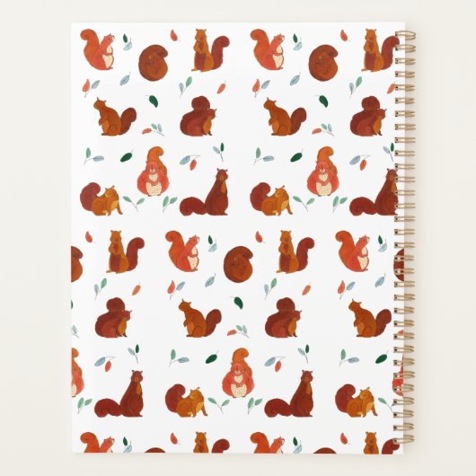 Lass uns Nüsse Funny Eichirrels Planner gehen Planer (Rückseite)