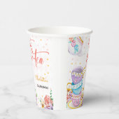 Lass uns Par-Tee, Tee-Geburtstag Pappbecher (Rechts)