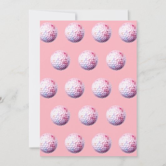 Lass uns ParTee! Party zum Thema Rosa und Weiß Einladung (Rückseite)