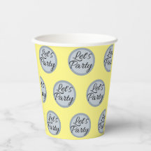 Lass uns Party Feiern polka Punkt und Text modern