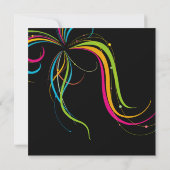 Lass uns Party Trampolin springen Geburtstag Dankeskarte (Rückseite)