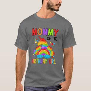 Lass uns Pop-It-Girl's Mommy Geburtstag T-Shirt