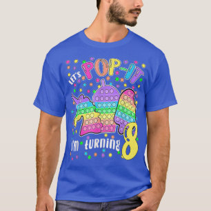 Lass uns Popit machen, ich werde 8 farbige 8. Gebu T-Shirt