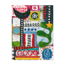 Lass uns Postkarte tanzen gehen