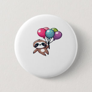Lass uns rausgehen, es ist mein Geburtstagsballon  Button