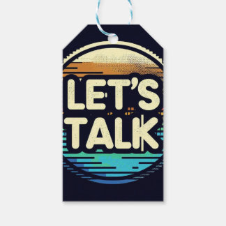 Lass uns reden geschenkanhänger