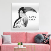 Lass uns reden leinwanddruck (Insitu (Wohnzimmer))