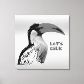 Lass uns reden leinwanddruck (Vorderseite)