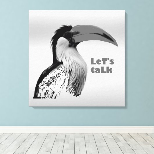 Lass uns reden leinwanddruck (Insitu (Holzboden))