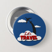 Lass uns reisen button (Vorne & Hinten)