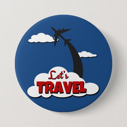 Lass uns reisen button (Vorderseite)