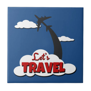 Lass uns reisen fliese