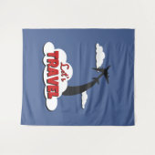 Lass uns reisen wandteppich (Vorderseite (Horizontal))