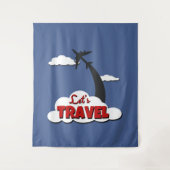 Lass uns reisen wandteppich (Vorderseite)