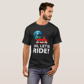 Lass uns reiten! Funny anpassbar T-Shirt (Vorne ganz)
