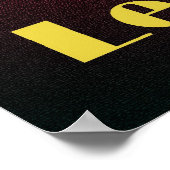 Lass uns Rock! 36 x 24 Poster (Ecke)