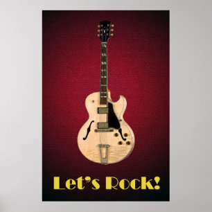 Lass uns Rock! 36 x 24 Poster