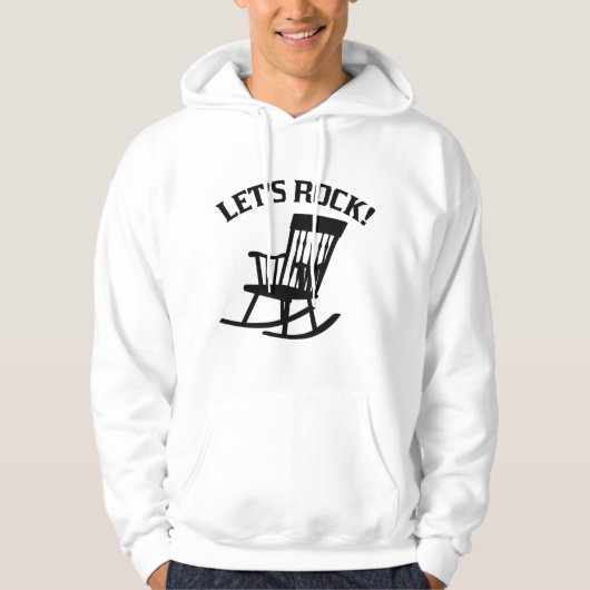 Lass uns Rock! Hoodie (Vorderseite)
