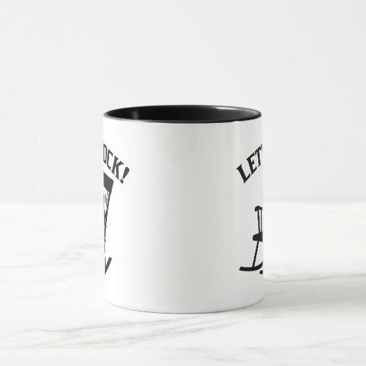 Lass uns Rock! Tasse (Zentrum)