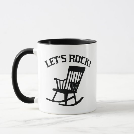 Lass uns Rock! Tasse (Links)