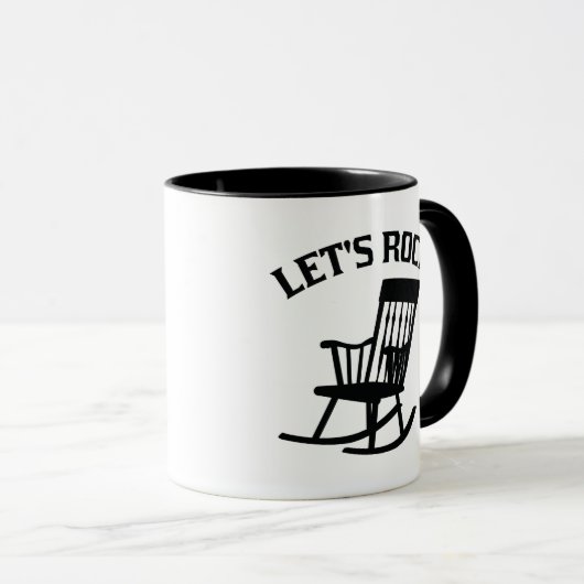 Lass uns Rock! Tasse (VorderseiteRechts)