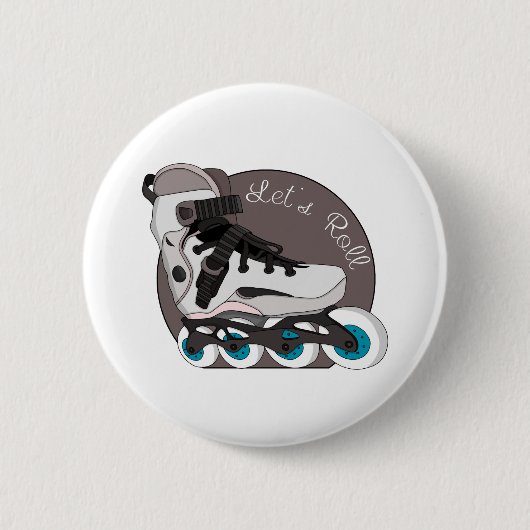 Lass uns Roll Button (Vorderseite)