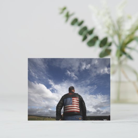 Lass uns Roll Postkarte (Stehend Vorderseite)