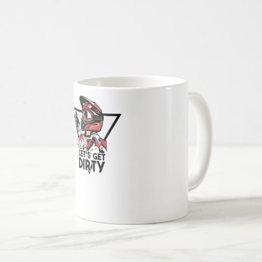 Lass uns schmutzig werden kaffeetasse (VorderseiteRechts)