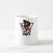 Lass uns schmutzig werden kaffeetasse (Mittel)