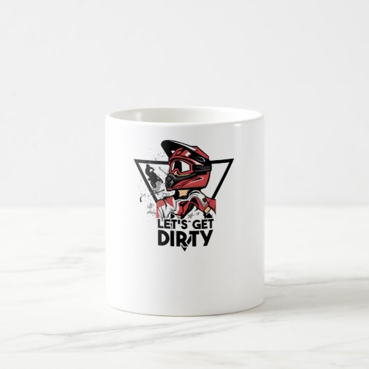 Lass uns schmutzig werden kaffeetasse (Mittel)