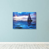 Lass uns segeln gehen leinwanddruck (Insitu (Holzboden))