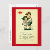 Lass uns sein Valentines Feiertagspostkarte (Vorne/Hinten)