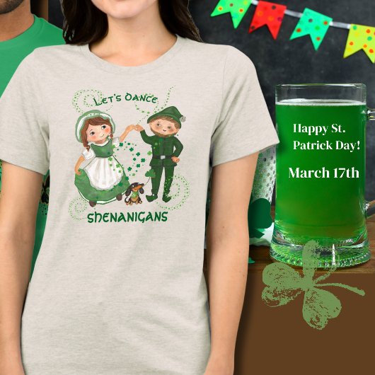 Lass uns Shenanigans tanzen Tri-Blend Shirt