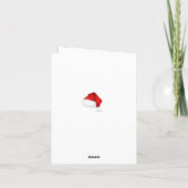 Lass uns so tun, als.... Funny Christmas Card Karte (Rückseite)