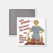 Lass uns so tun, als ob Magnet (Vorderseite/Rückseite)