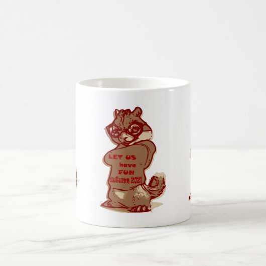 lass uns Spaß Herbst 2021 Kaffeetasse (Mittel)