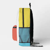 Lass uns Spaß machen - der weiße Lotus Bedruckter Rucksack (Rechts)