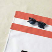 Lass uns Spaß machen - der weiße Lotus Strandtuch (Beispiel)