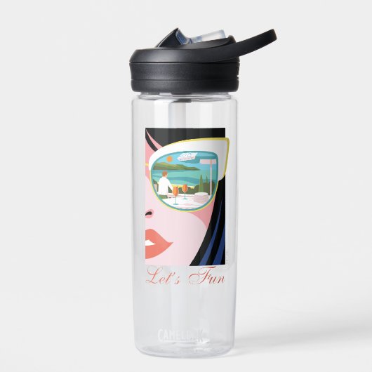 Lass uns Spaß machen - der weiße Lotus Trinkflasche (Links)