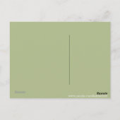 Lass uns spielen! Deutsche Schäferpuppy-Postkarte Postkarte (Rückseite)