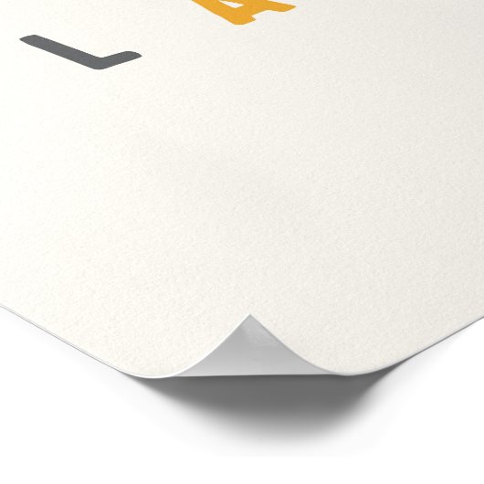 Lass uns spielen. Poster & Prints (Ecke)