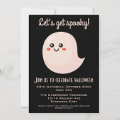 LASS UNS SPOOKY-HALLOWEEN-PARTY MACHEN EINLADUNG (Vorderseite)